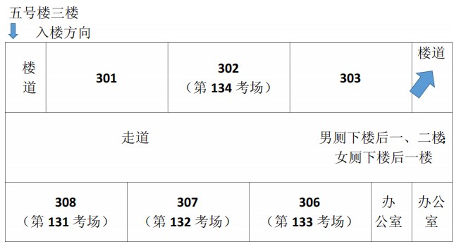 2023年下半年天津市红桥区河北工业大学附属实验学校自考考点考场示意图8 2023年下半年天津市红桥区河北工业大学附属实验学校自考考点考场示意图8