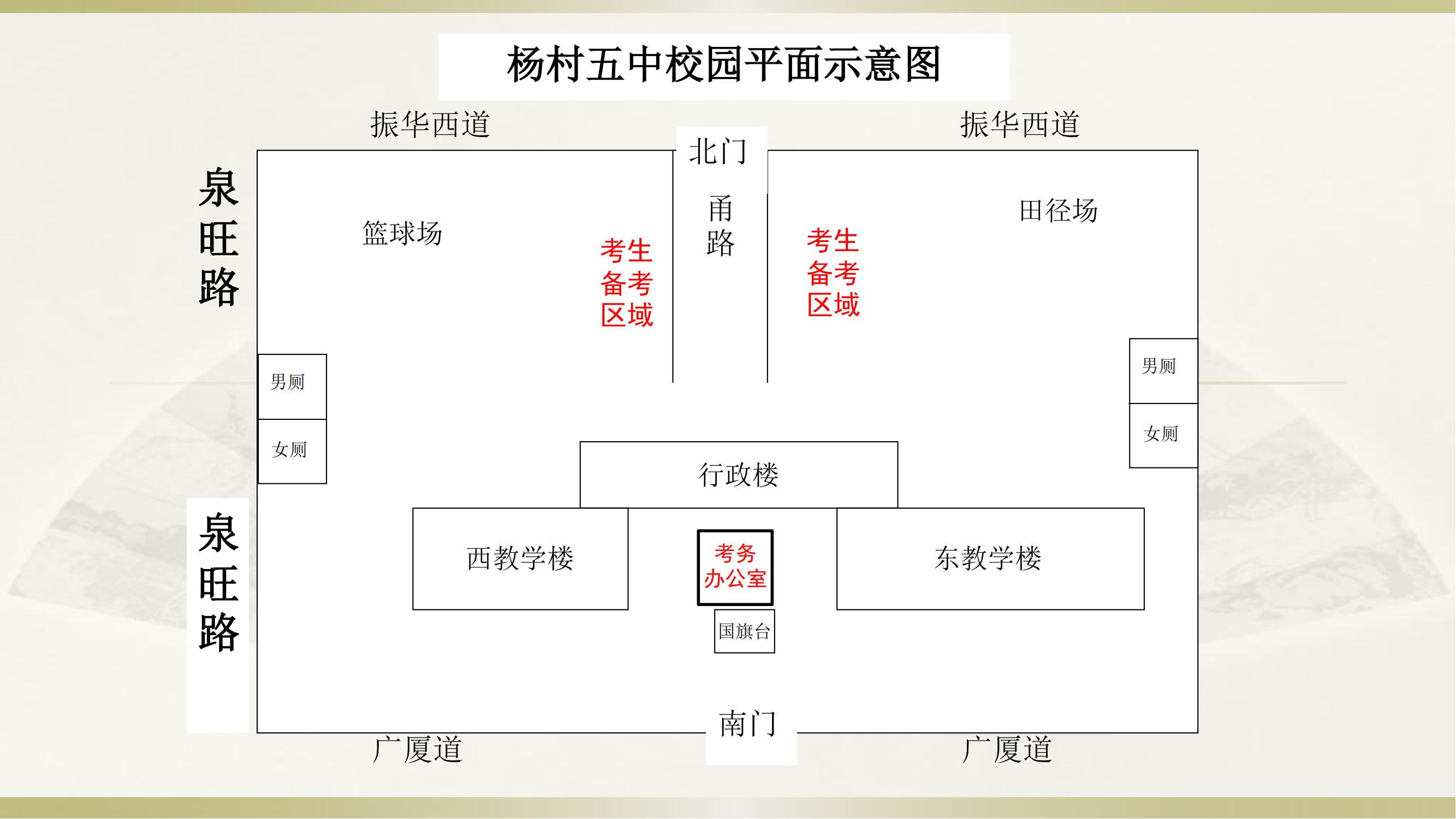 2023年下半年天津市武清区杨村五中自考考点考场示意图_03 2023年下半年天津市武清区杨村五中自考考点考场示意图_03